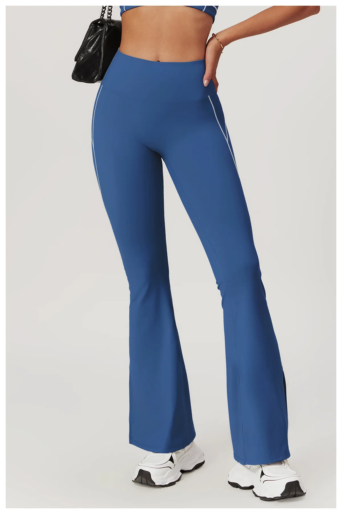Leggings Bell-bottoms Push Up High Waist Wide Leg