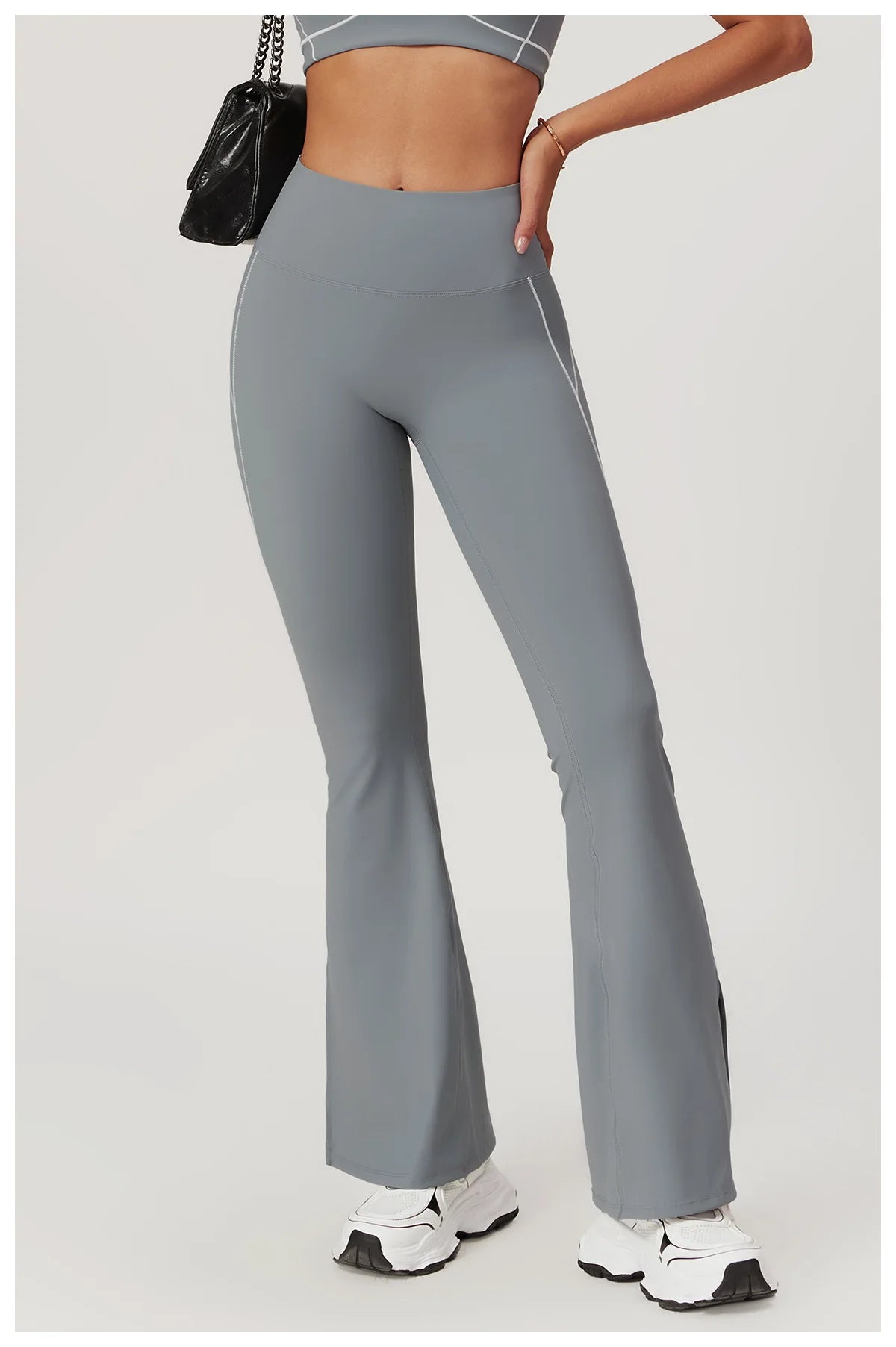 Leggings Bell-bottoms Push Up High Waist Wide Leg