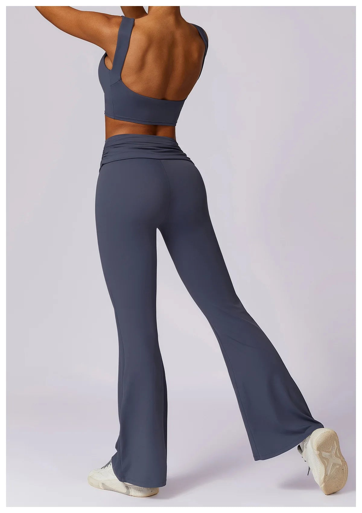 Running Sports Bra High Support Impact Open Back