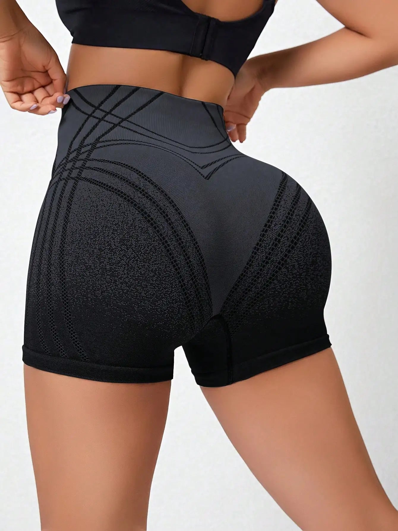 Gradient Yoga Exercise High Waist Hip Lifting