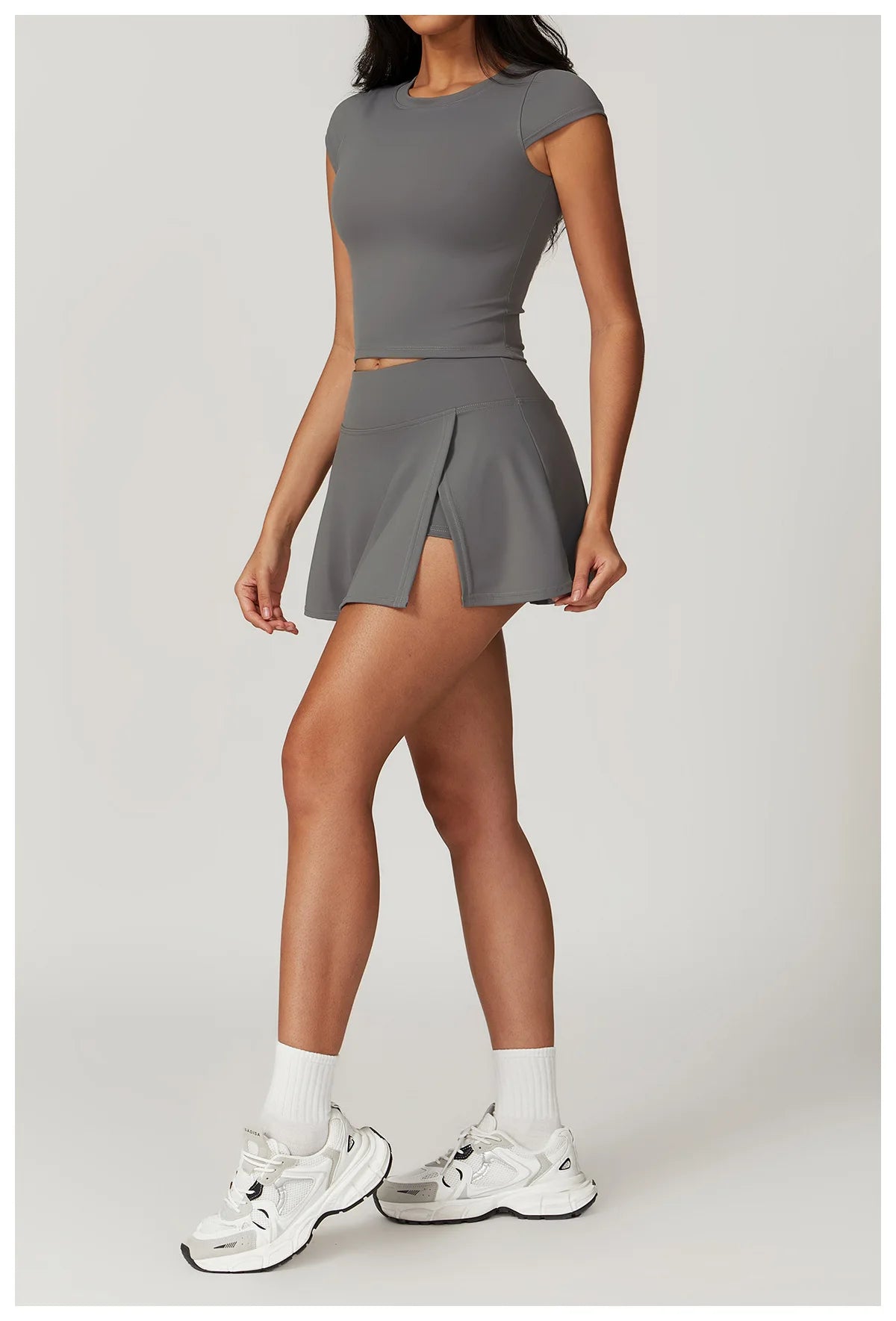 New Yoga Short Skirt Comfortable Slit