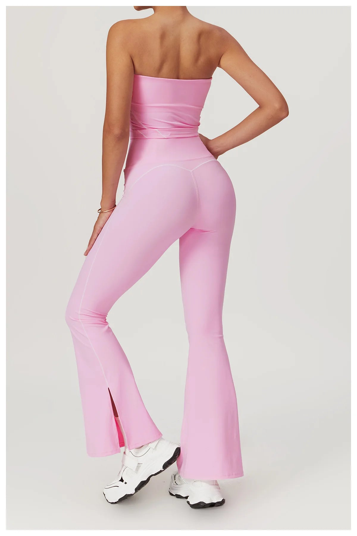 Leggings Bell-bottoms Push Up High Waist Wide Leg