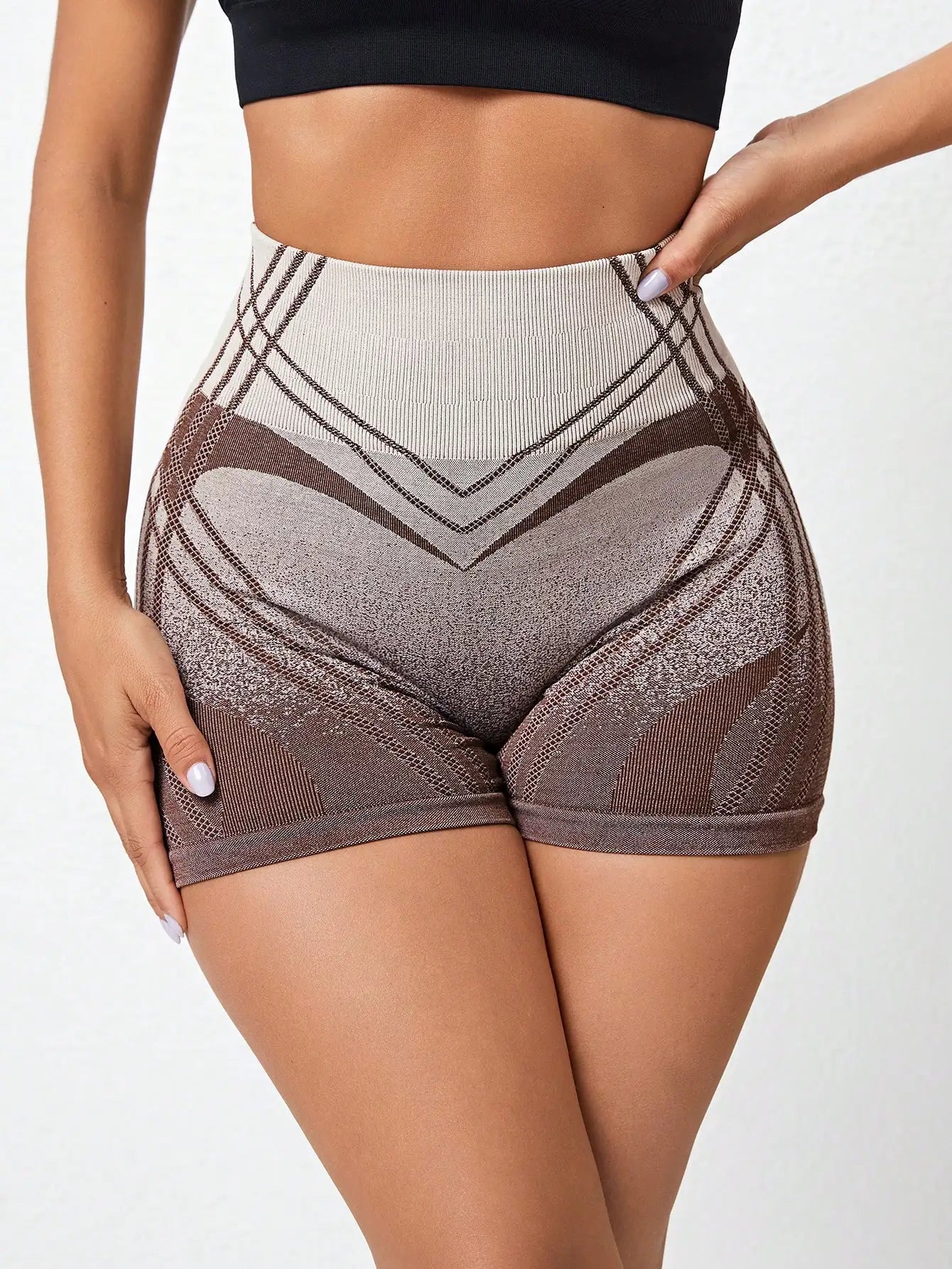 Gradient Yoga Exercise High Waist Hip Lifting