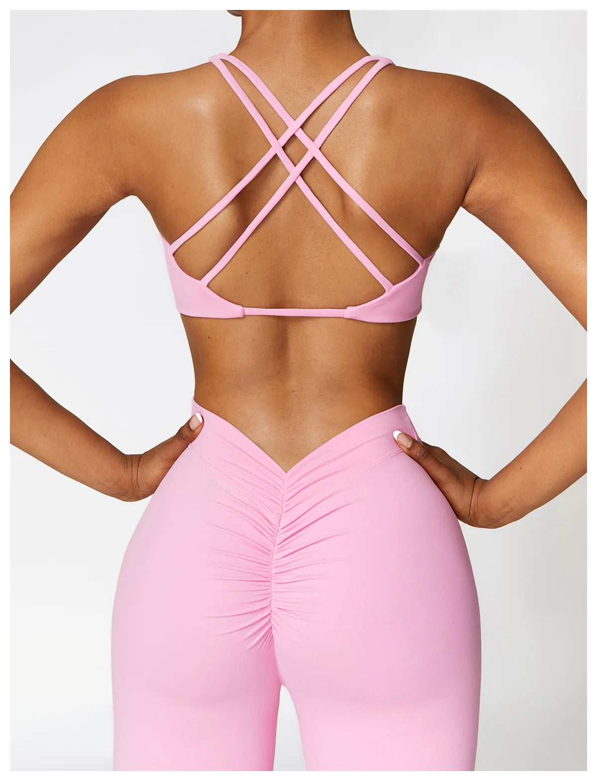 Criss Cross Straps Back High Support Impact
