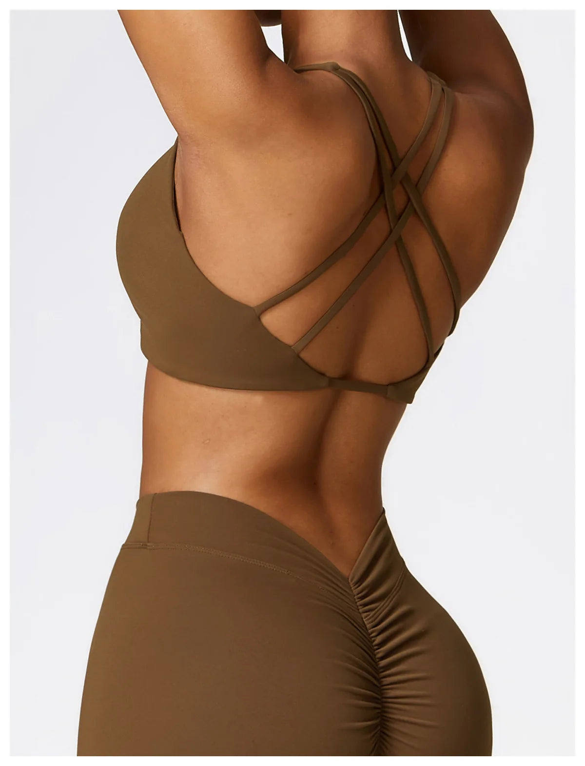 Criss Cross Straps Back High Support Impact