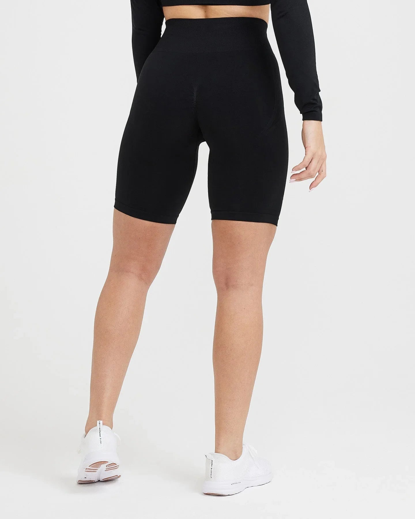 High-Waisted Seamless Yoga Shorts