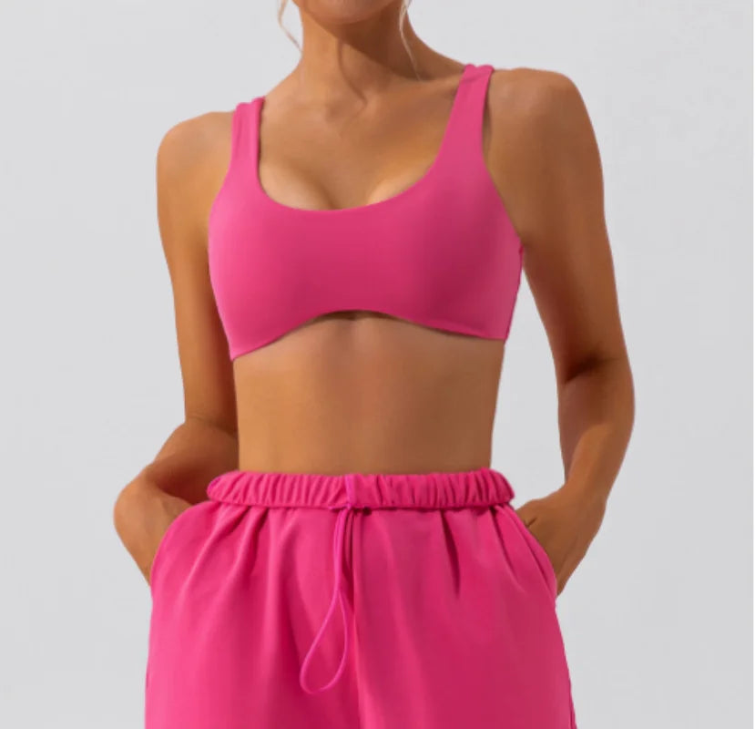 Yoga Bra With Tight Fit Moisture Absorption