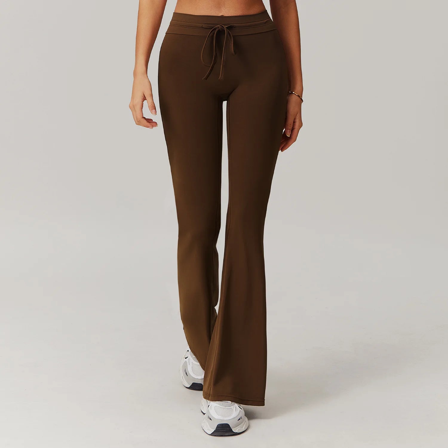 Sport Leggings Bell-bottoms High Waist Wide Leg