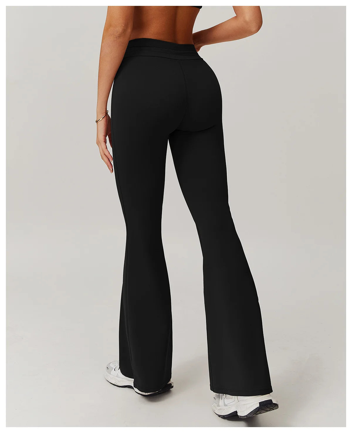 Sport Leggings Bell-bottoms High Waist Wide Leg