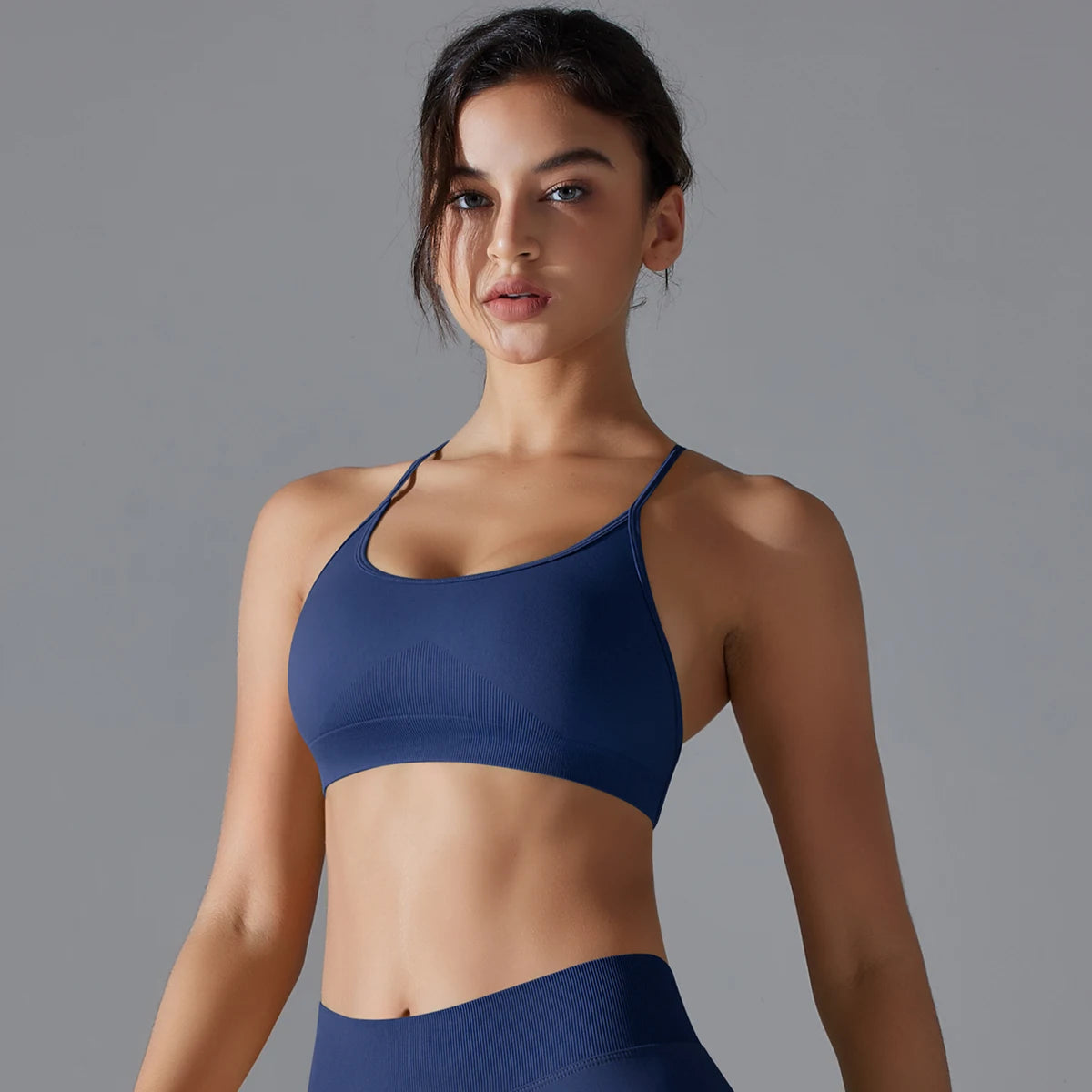 Yoga Bra Sexy Back Cross Padded Bralette