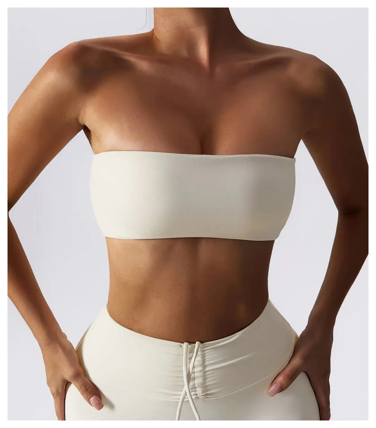 Strapless Sports Bra Gym