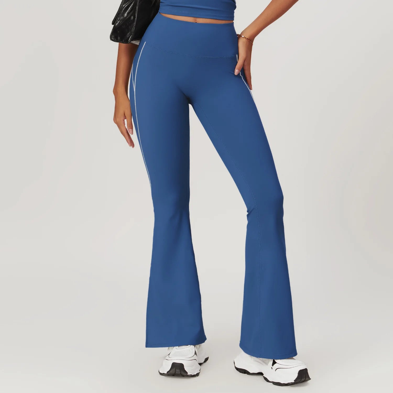 Leggings Bell-bottoms Push Up High Waist Wide Leg