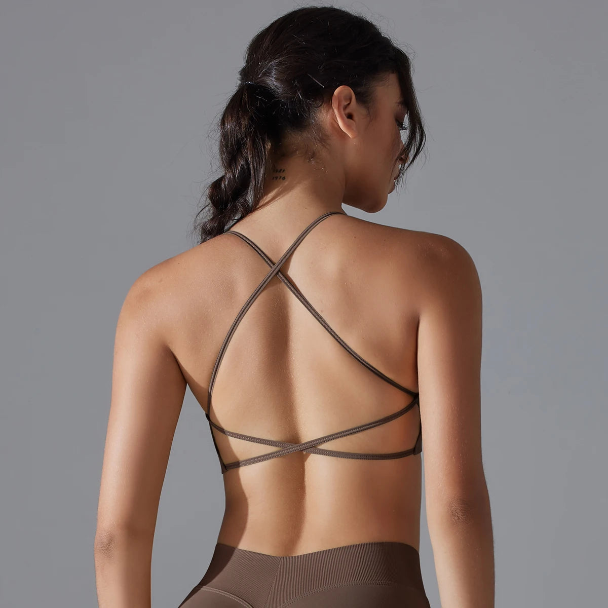Yoga Bra Sexy Back Cross Padded Bralette