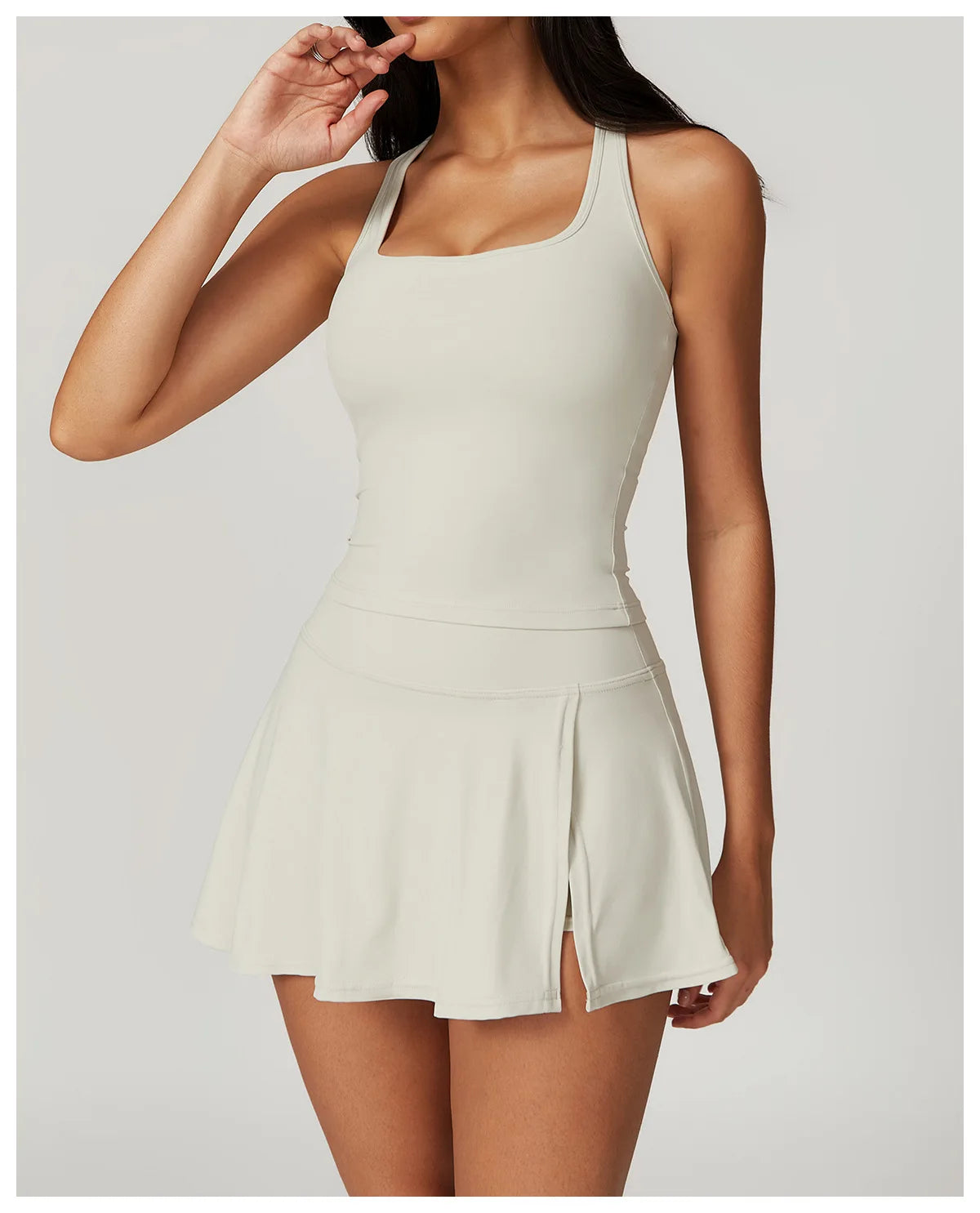 New Yoga Short Skirt Comfortable Slit