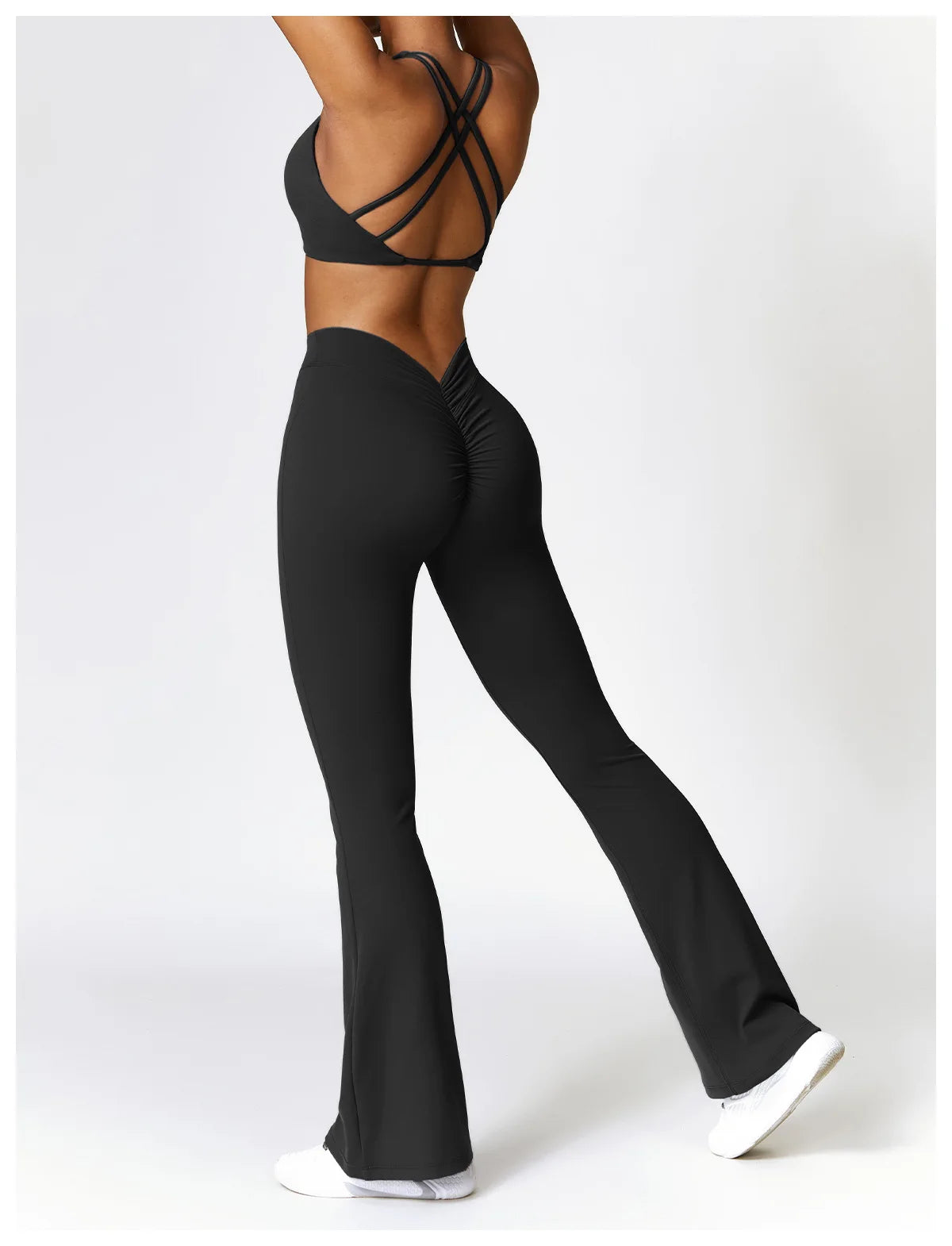 Criss Cross Straps Back High Support Impact