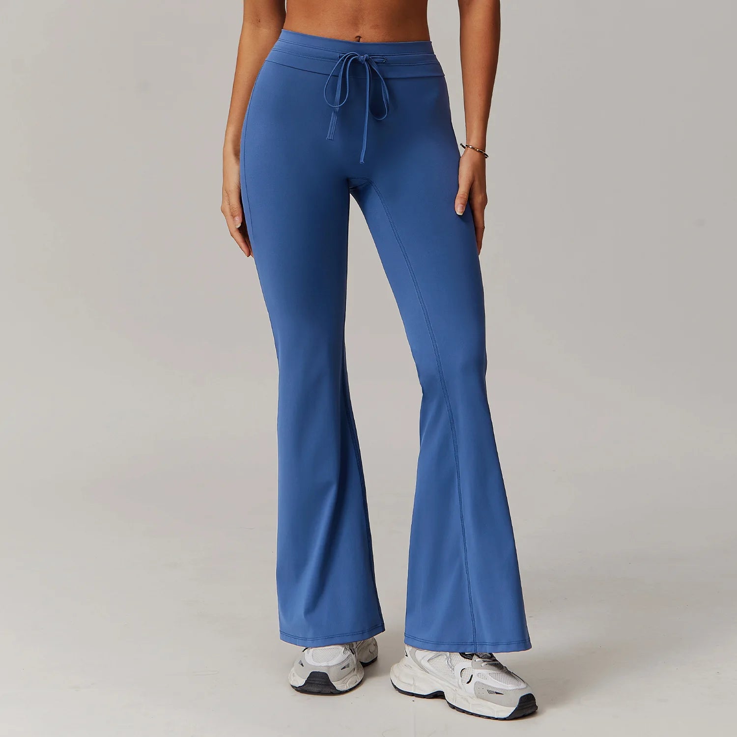 Sport Leggings Bell-bottoms High Waist Wide Leg