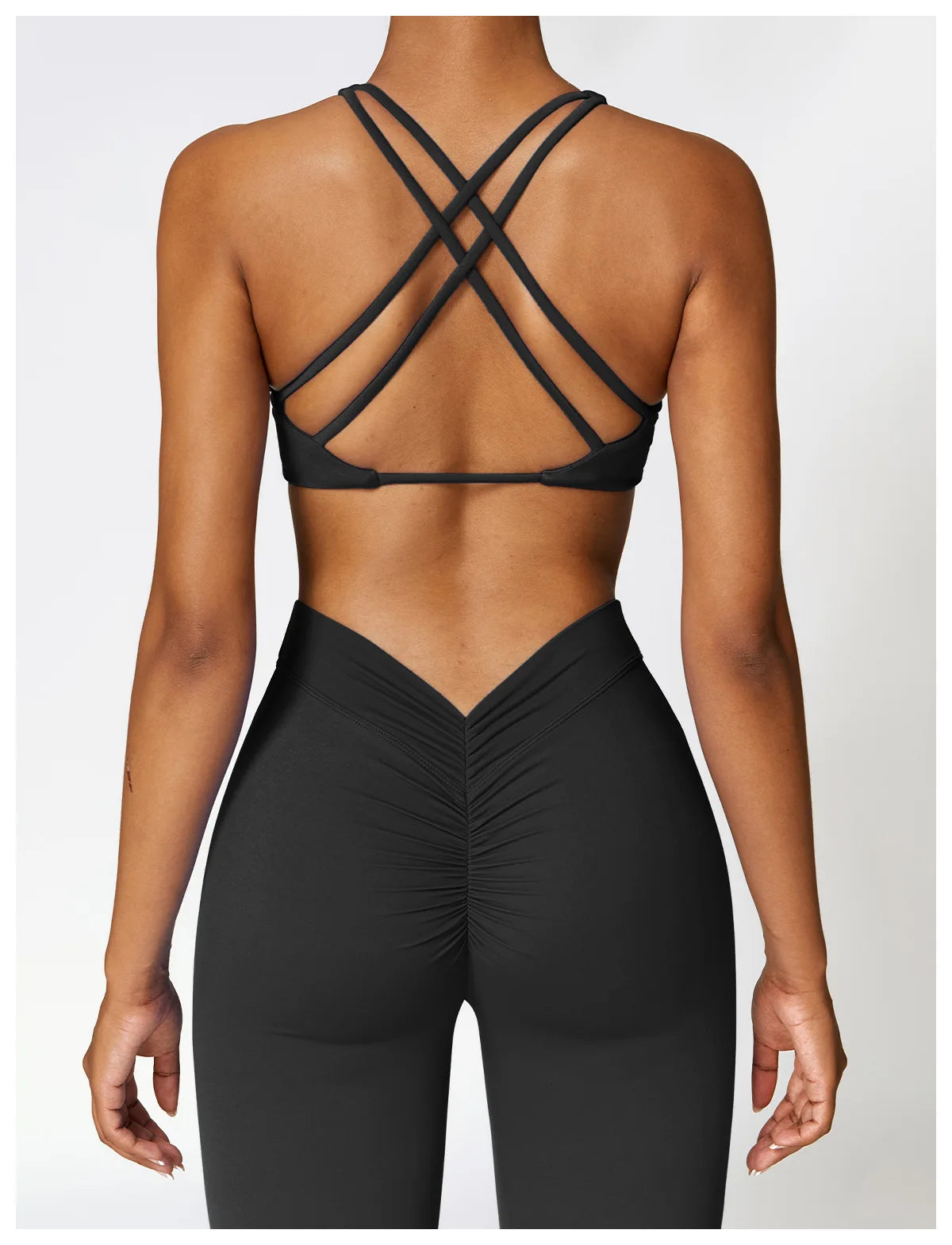 Criss Cross Straps Back High Support Impact