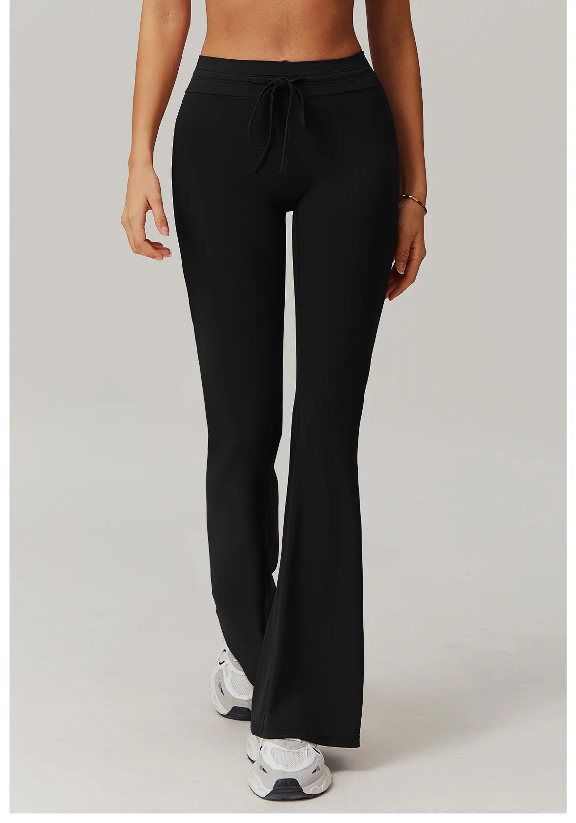Sport Leggings Bell-bottoms High Waist Wide Leg