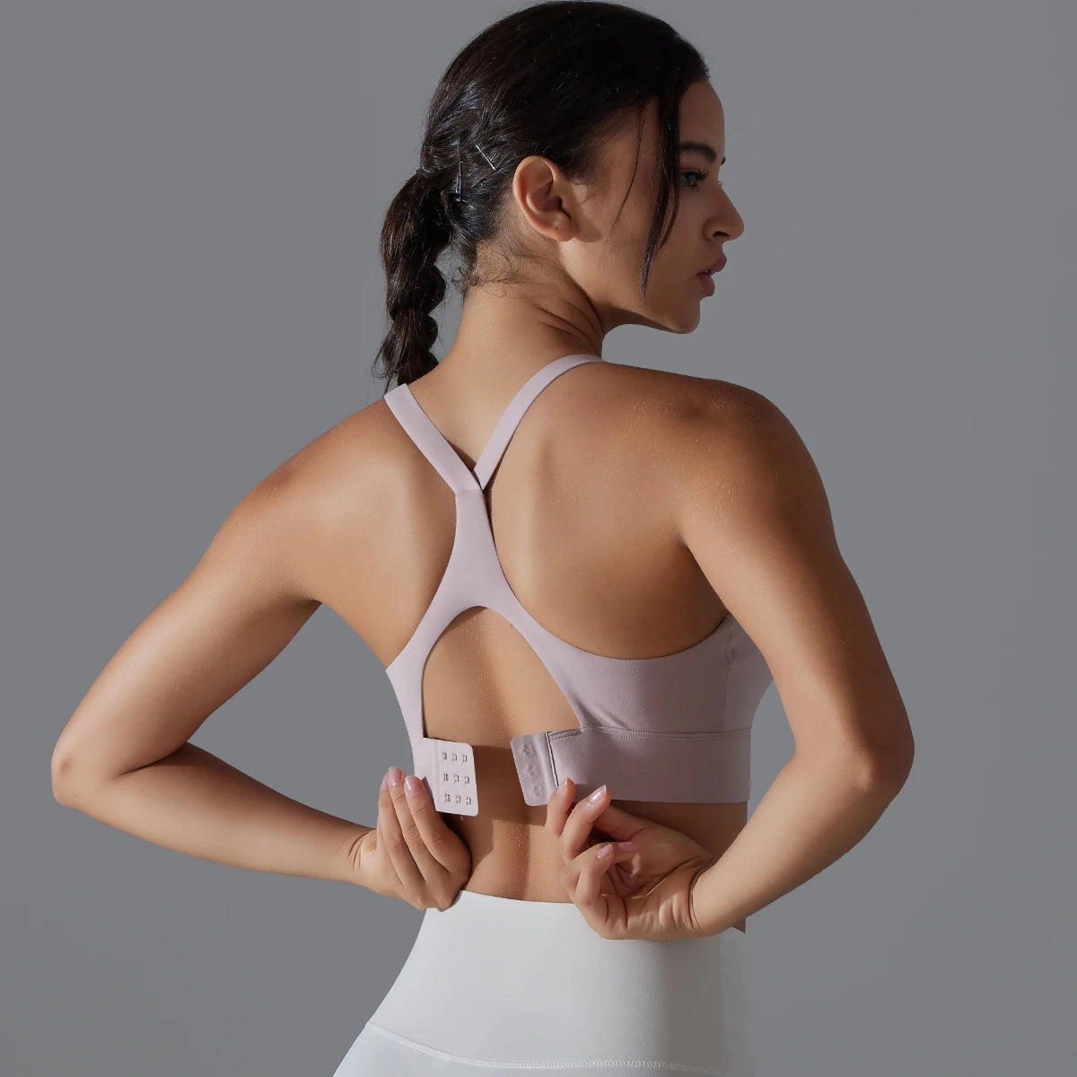 Sexy Backless Yoga Bra Workout Adjustable Buckle