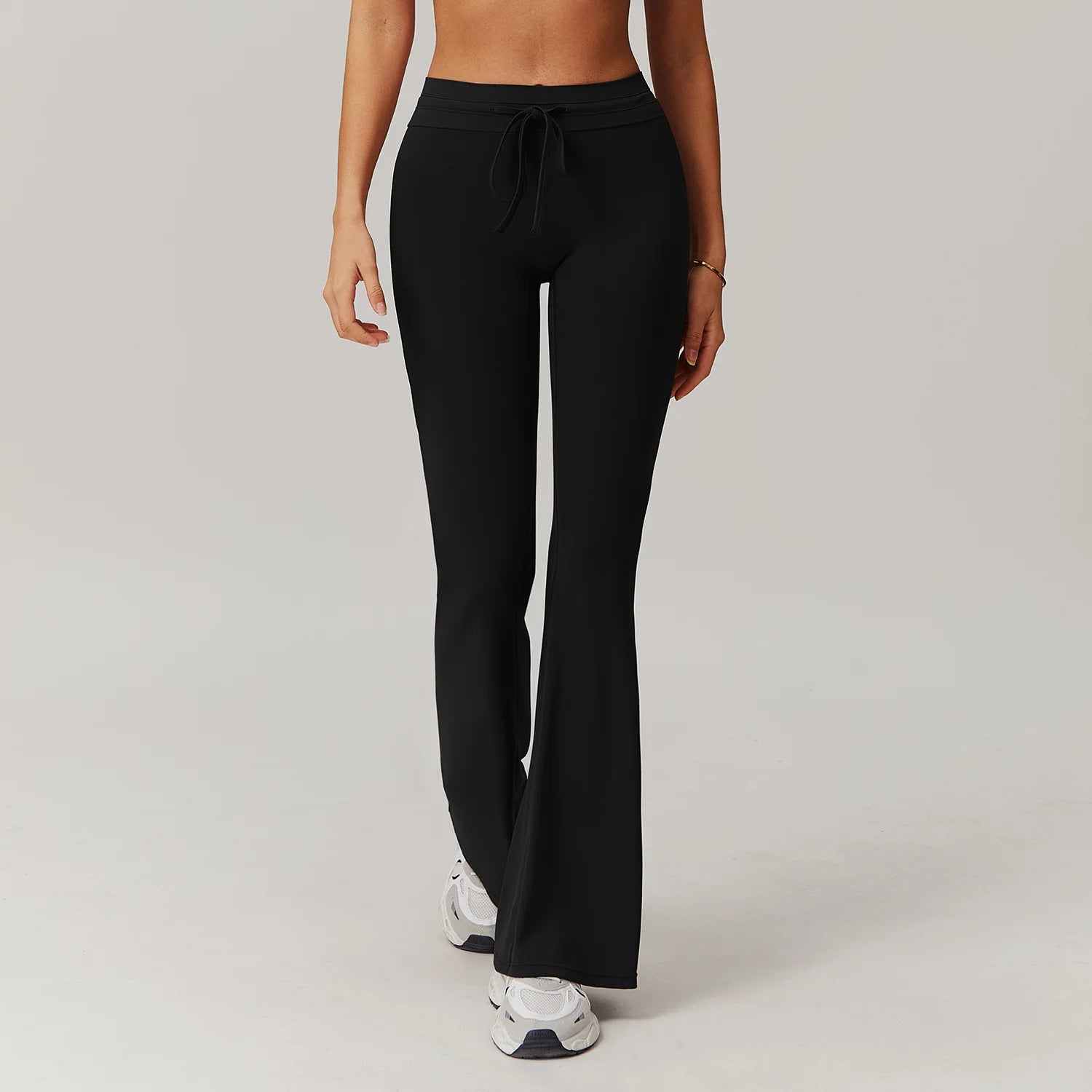 Sport Leggings Bell-bottoms High Waist Wide Leg