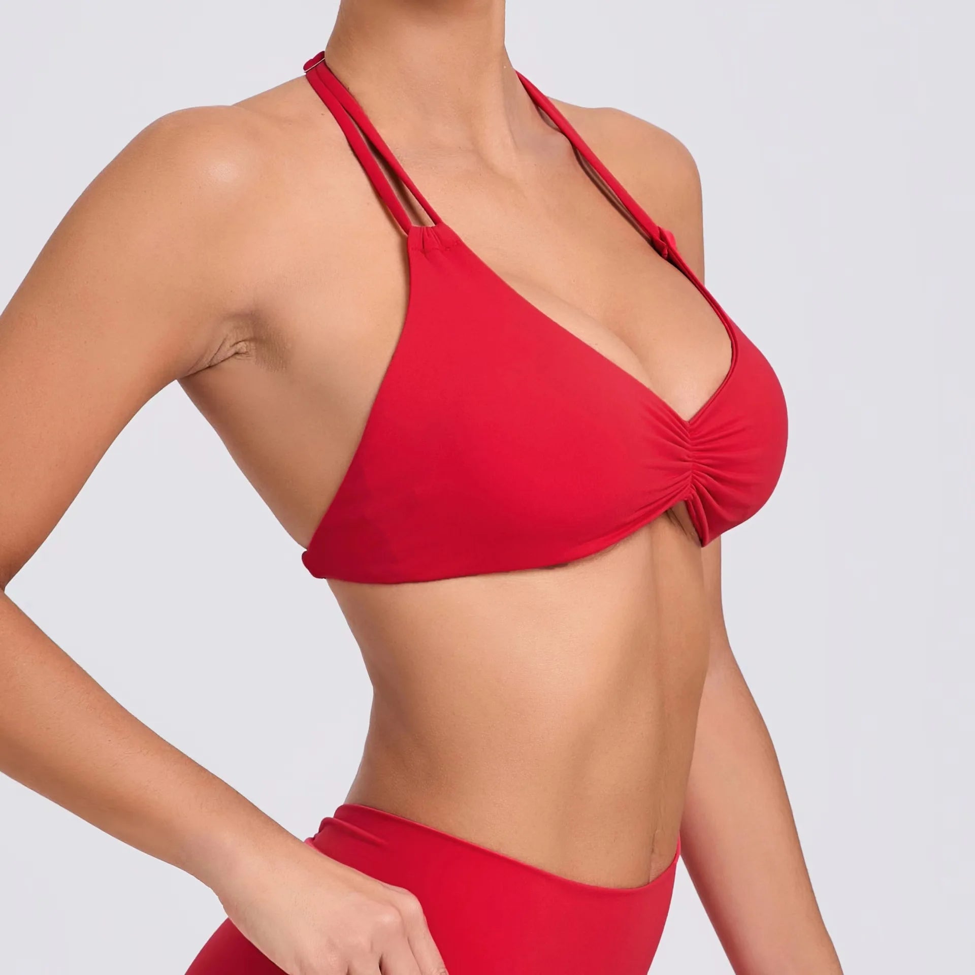 New Sports Women Yoga Set Crop Top