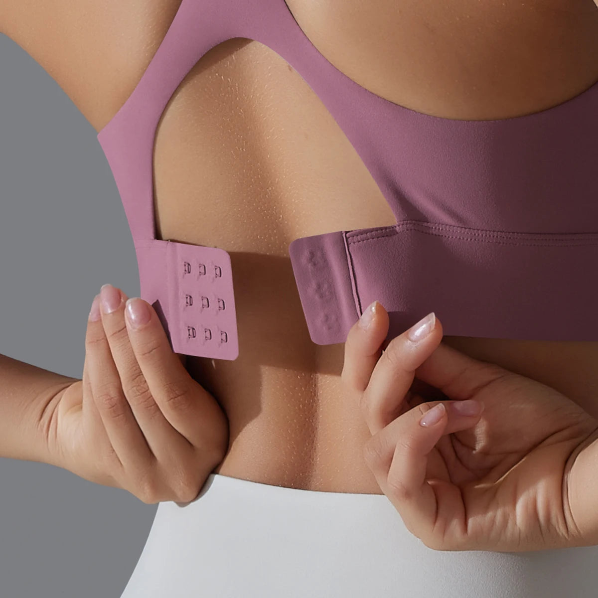 Sexy Backless Yoga Bra Workout Adjustable Buckle