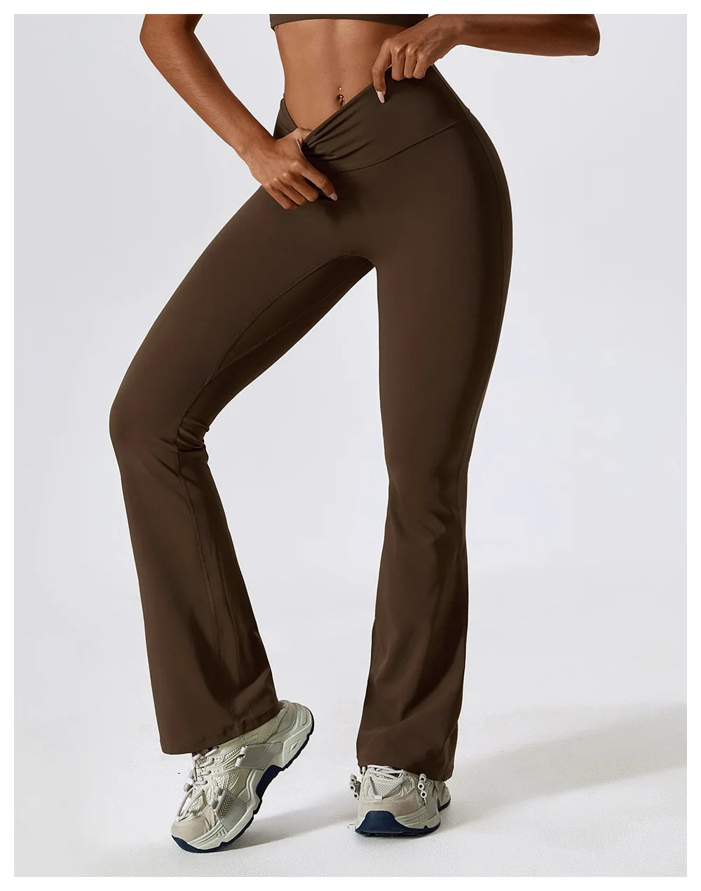Flare Leggings Yoga Pants Women High Waist Wide Leg