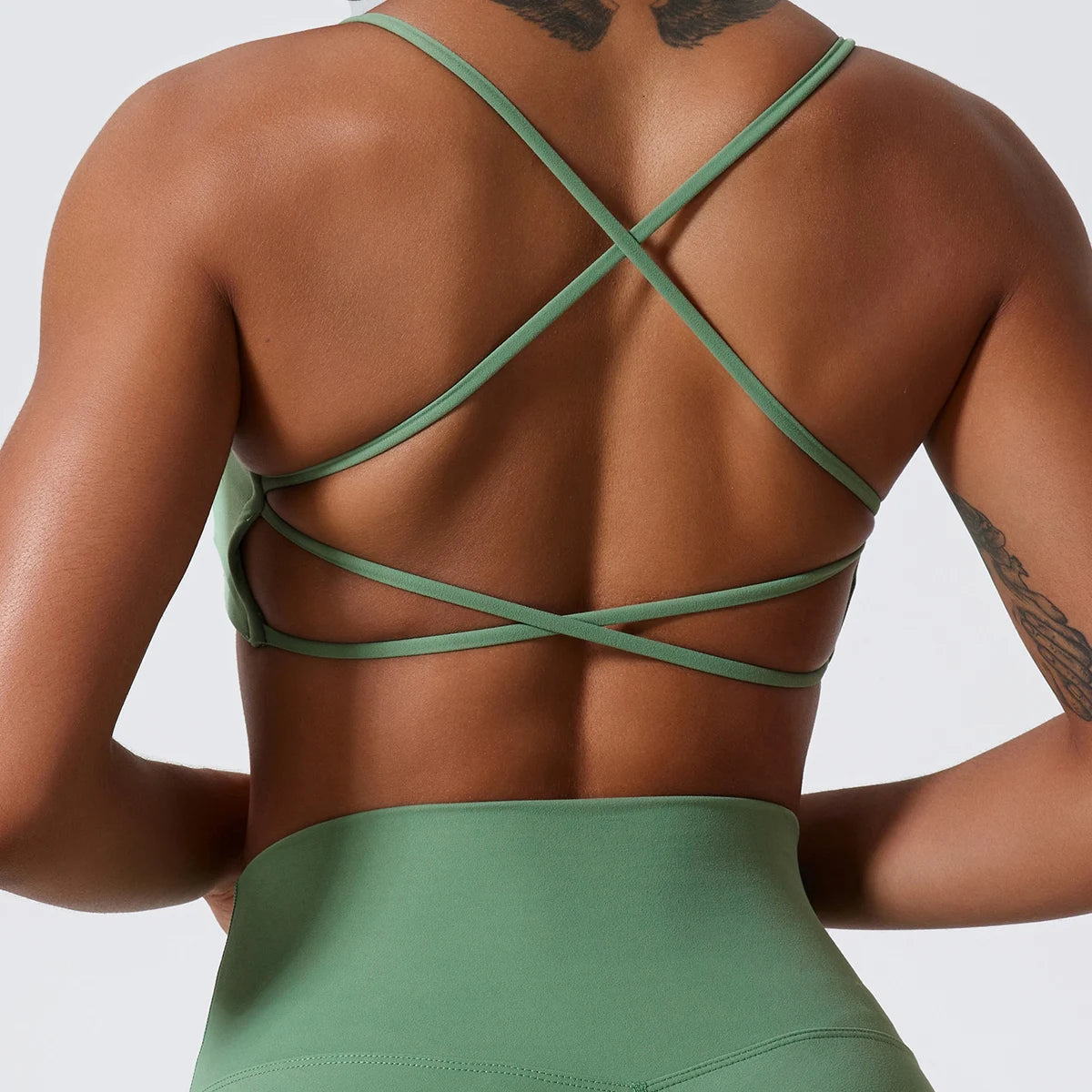 Back Cross Sports Bra