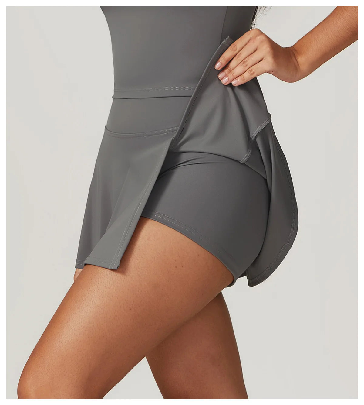 New Yoga Short Skirt Comfortable Slit