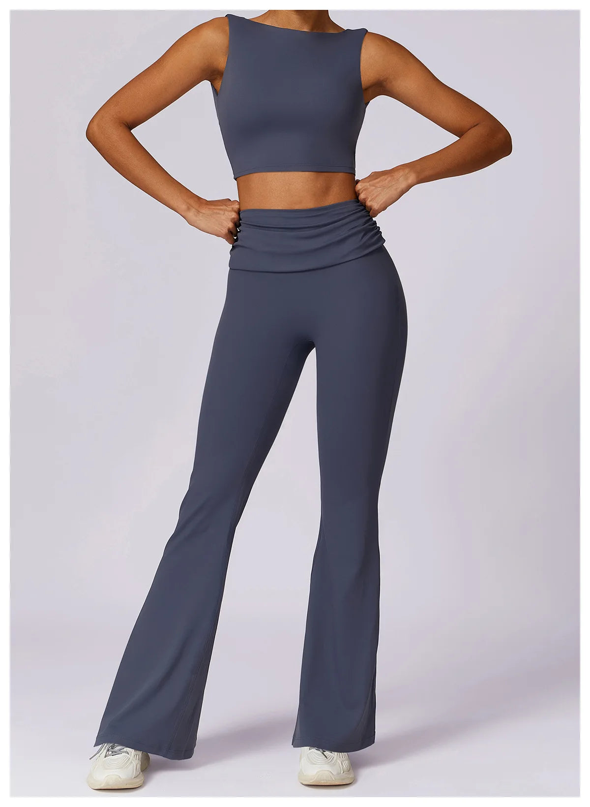 Running Sports Bra High Support Impact Open Back