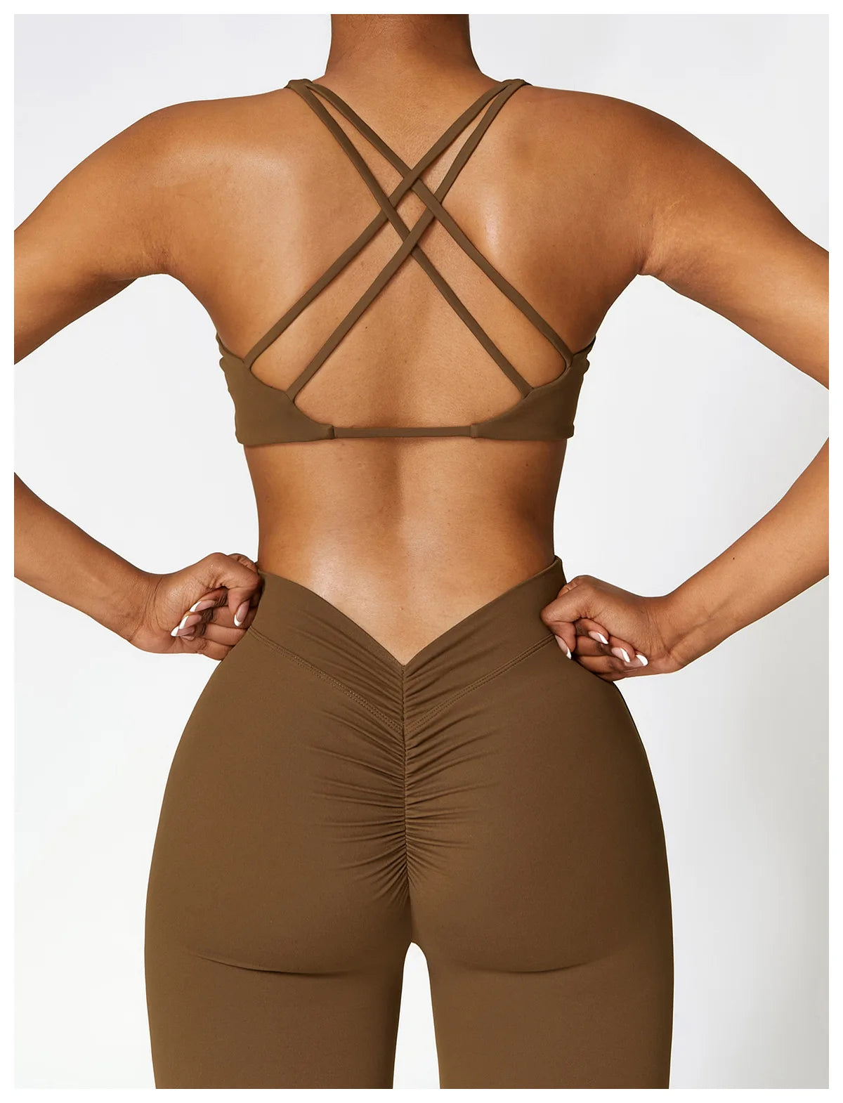 Criss Cross Straps Back High Support Impact