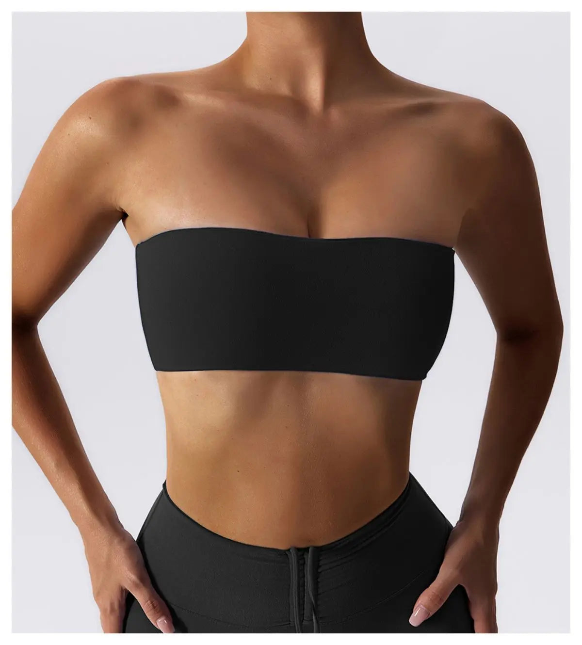 Strapless Sports Bra Gym