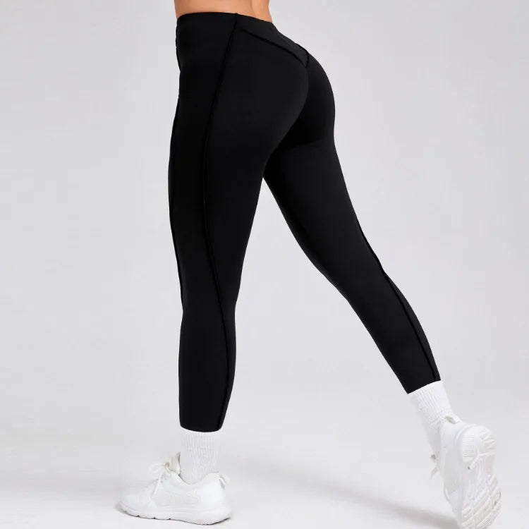 Yoga Leggings Fitness High Waist Peach Hip Raise