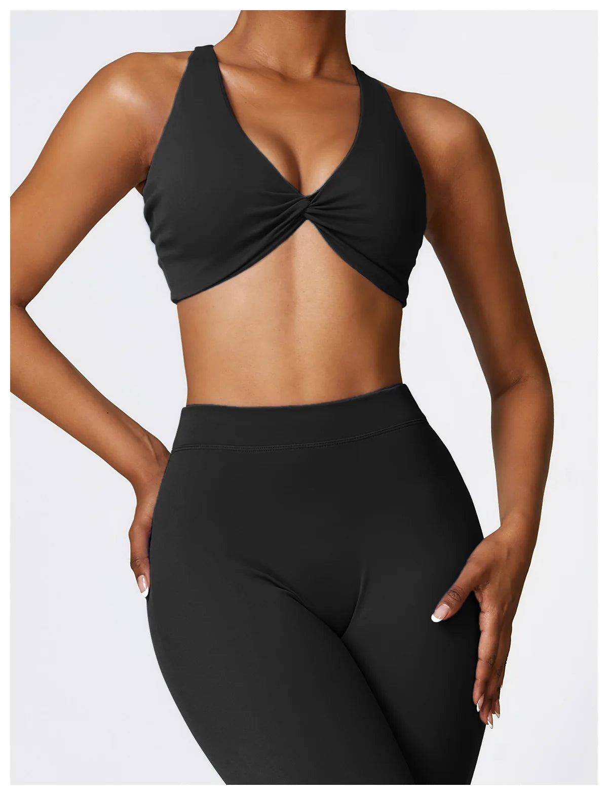 Criss Cross Straps Back High Support Impact