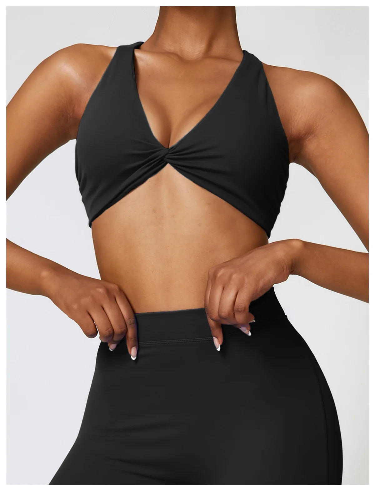 Criss Cross Straps Back High Support Impact