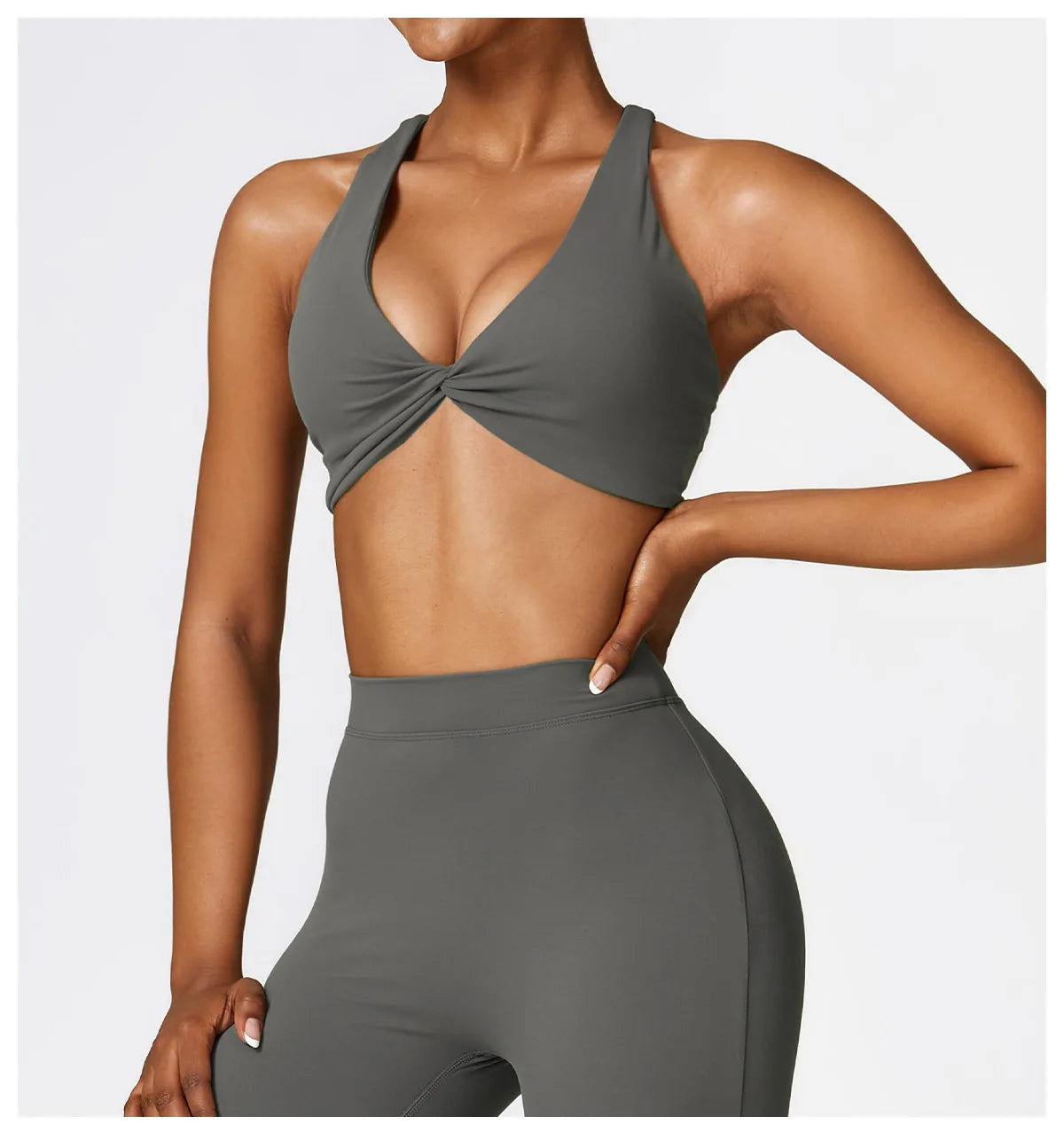 Criss Cross Straps Back High Support Impact