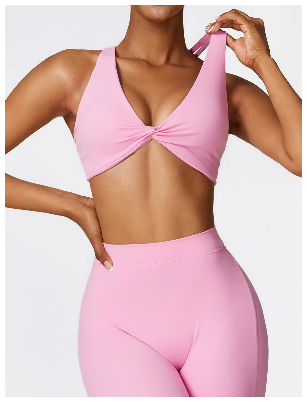 Criss Cross Straps Back High Support Impact