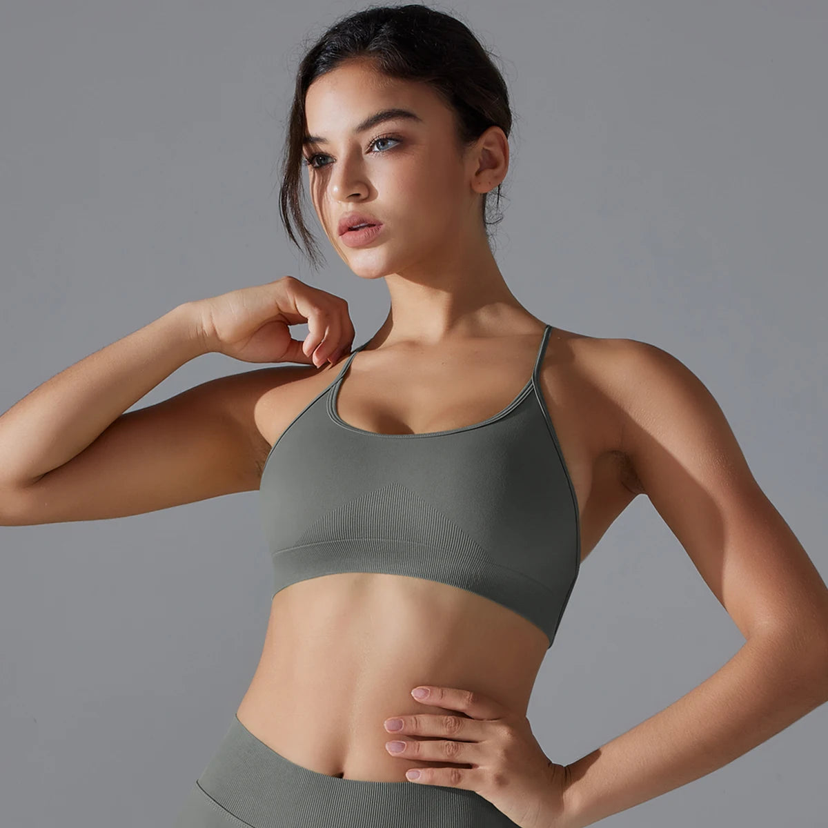 Yoga Bra Sexy Back Cross Padded Bralette