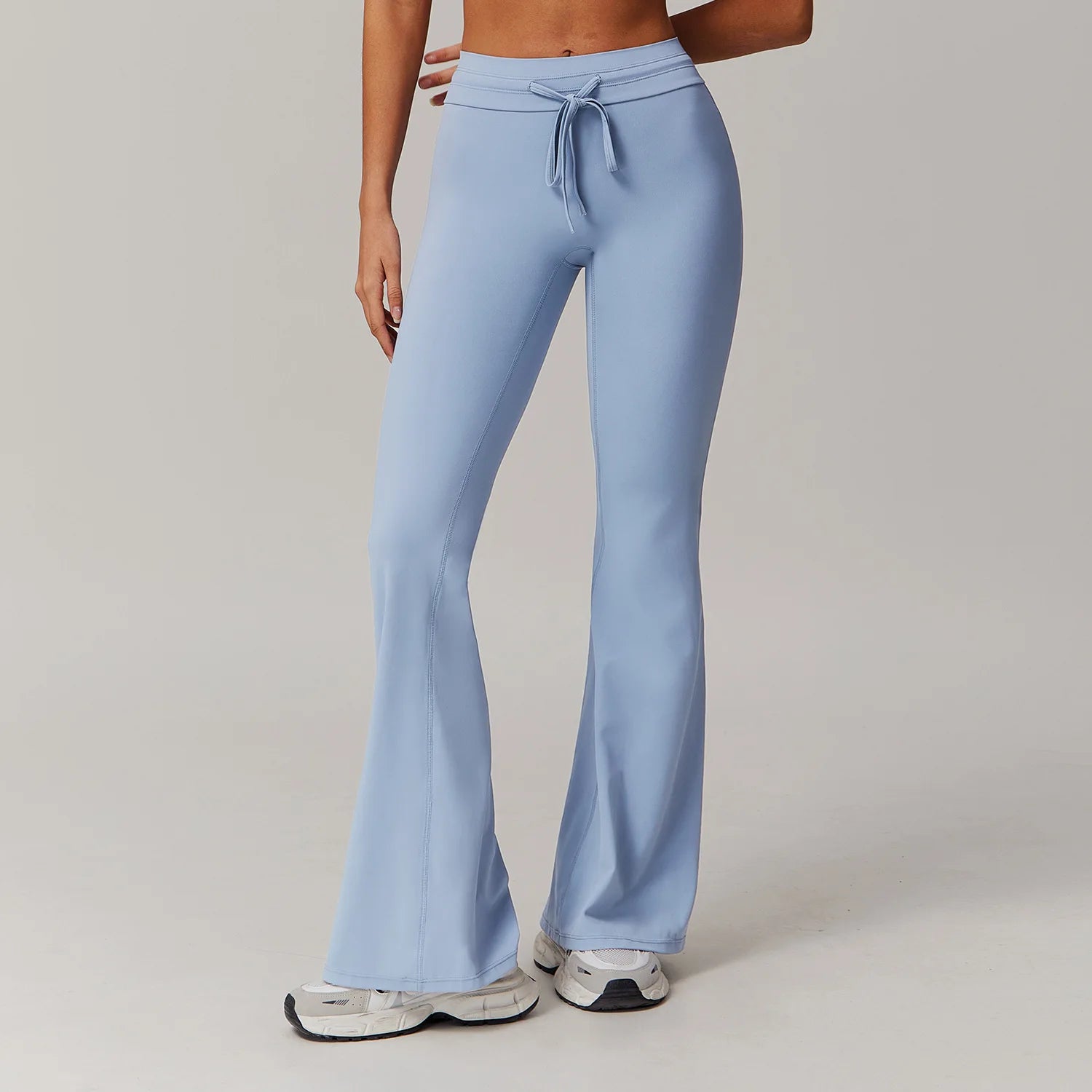 Sport Leggings Bell-bottoms High Waist Wide Leg