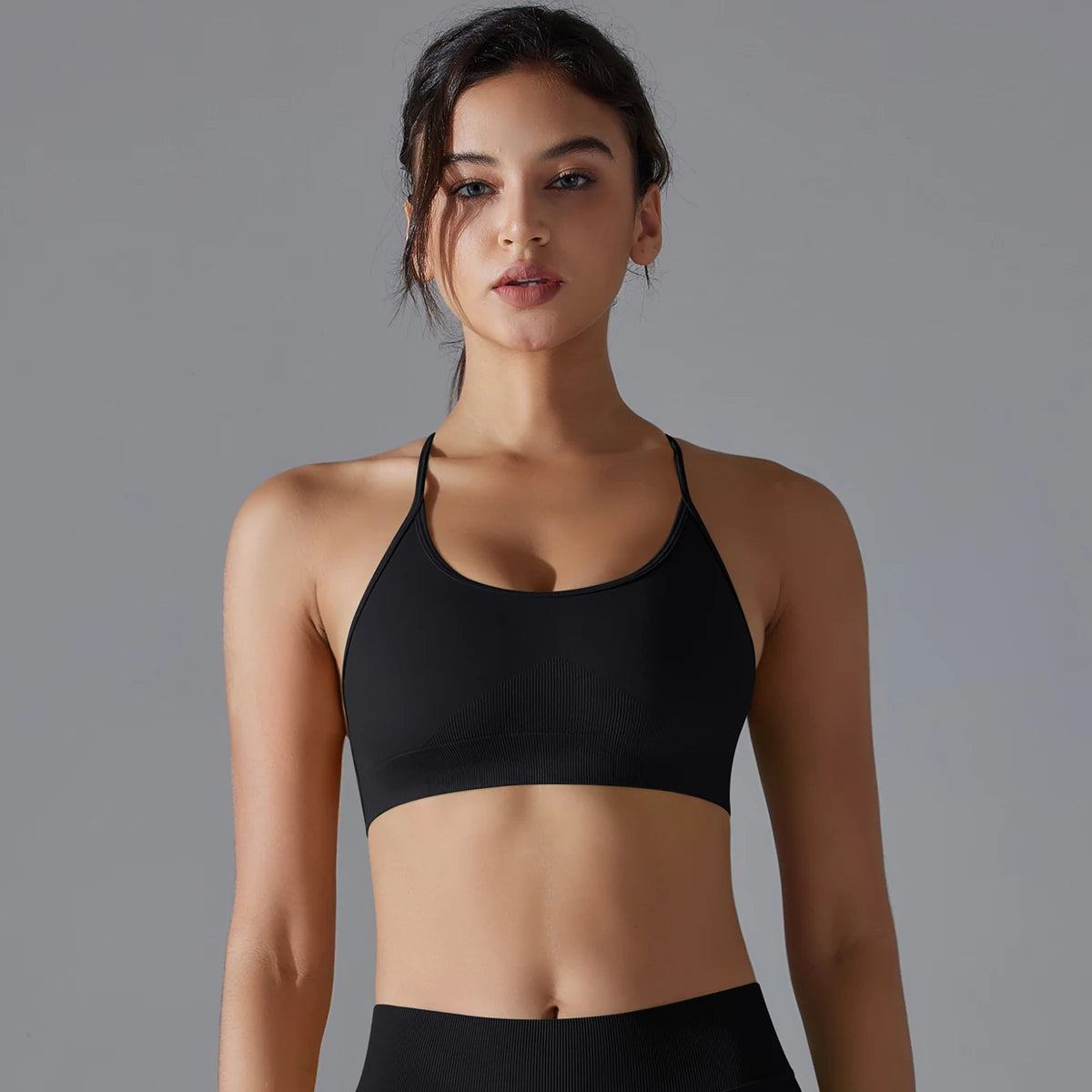 Yoga Bra Sexy Back Cross Padded Bralette