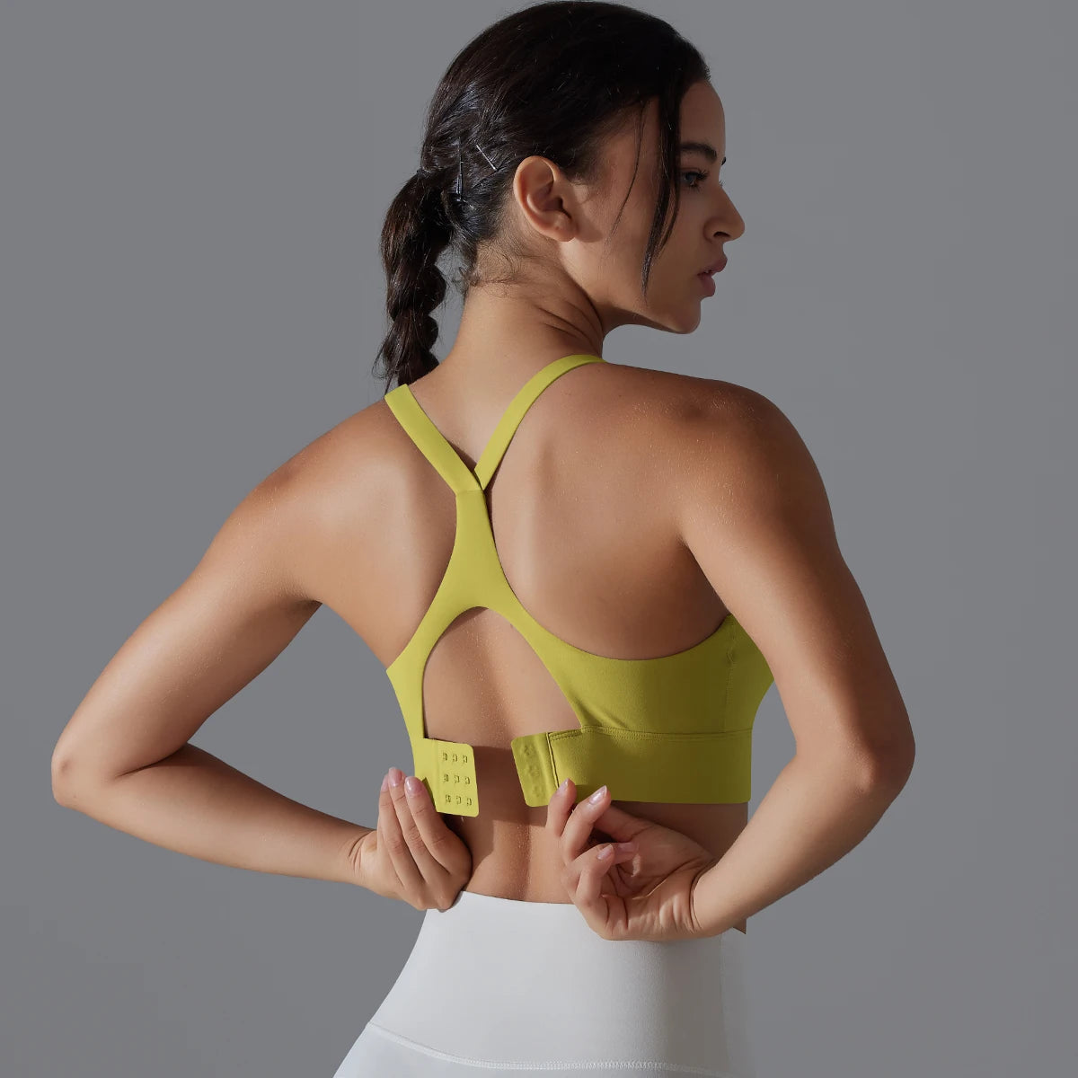 Sexy Backless Yoga Bra Workout Adjustable Buckle