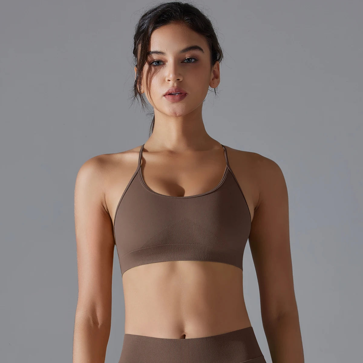 Yoga Bra Sexy Back Cross Padded Bralette