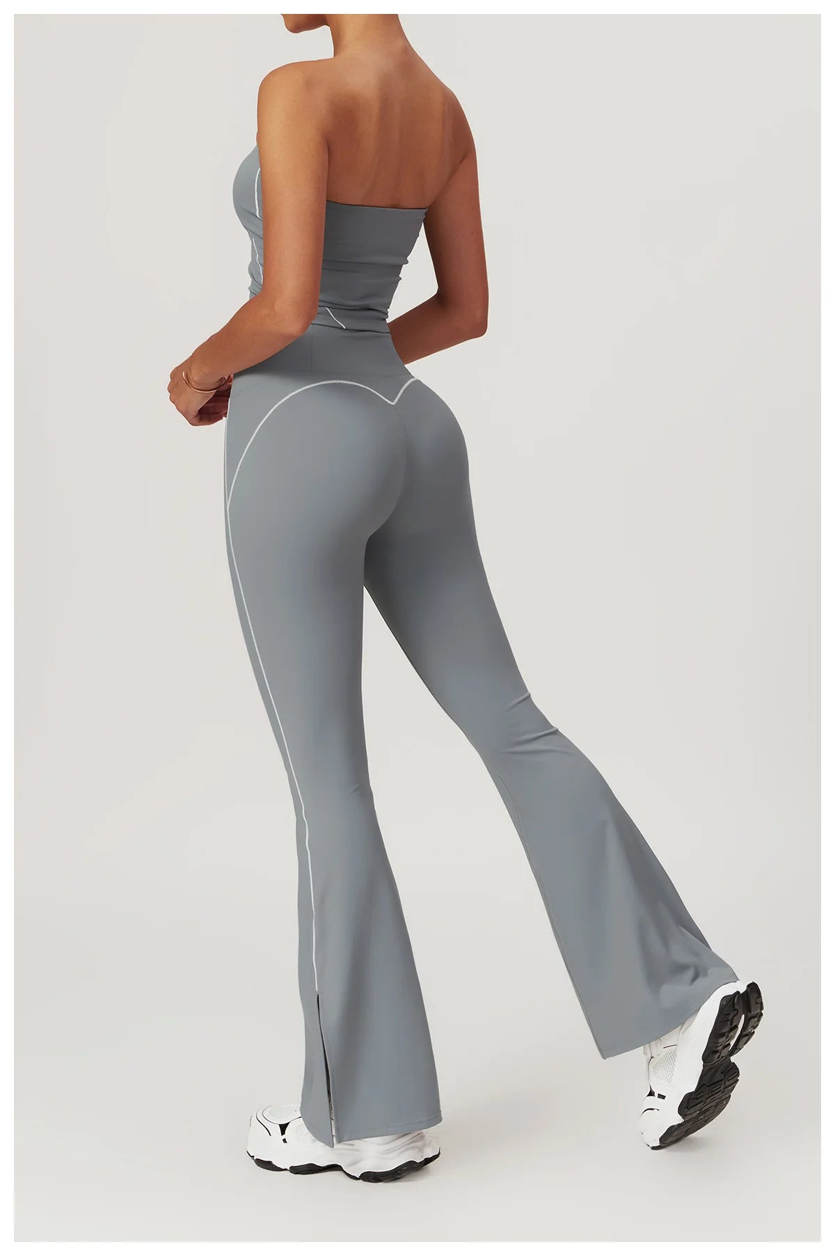 Leggings Bell-bottoms Push Up High Waist Wide Leg
