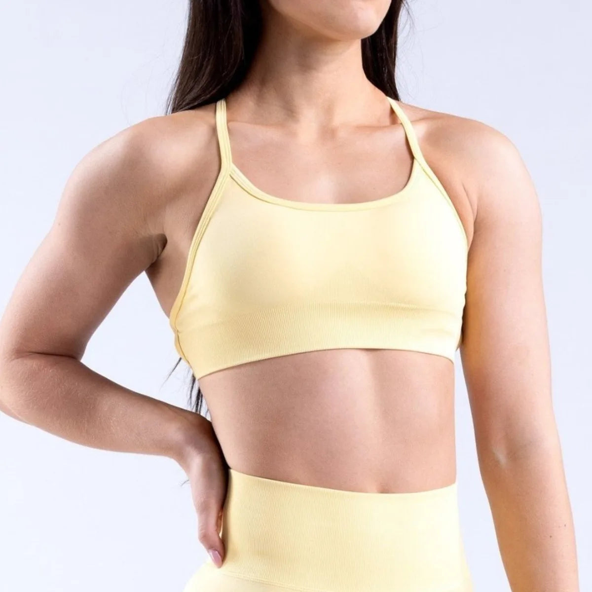 Dynamic Backless Sports Bra High Impact
