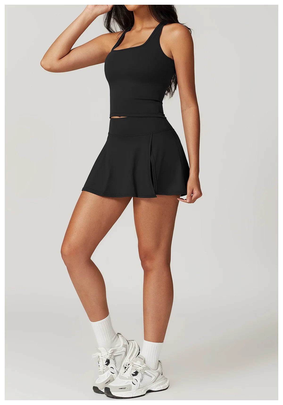 New Yoga Short Skirt Comfortable Slit