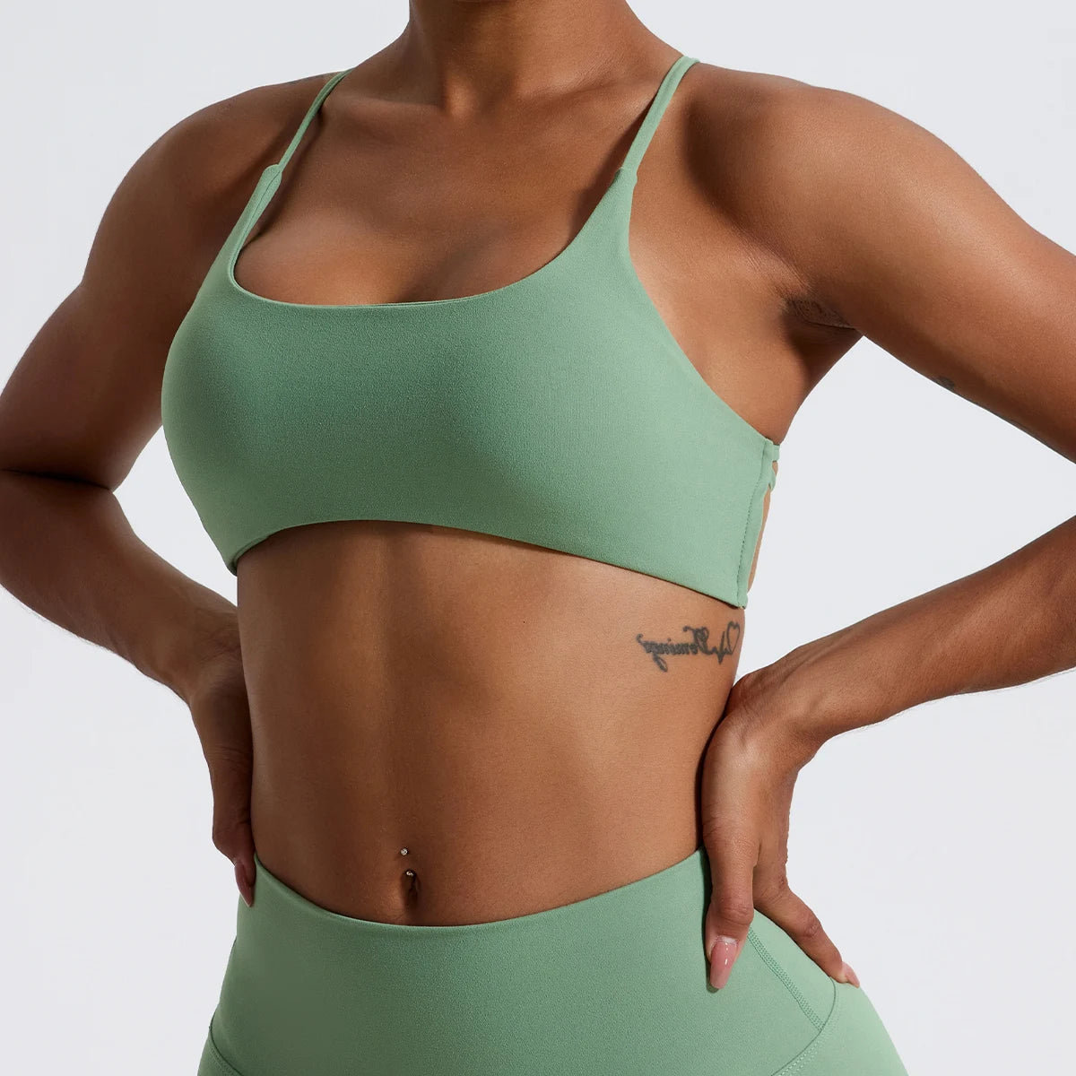 Back Cross Sports Bra