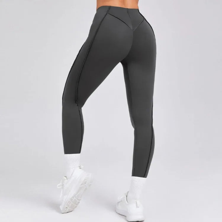 Yoga Leggings Fitness High Waist Peach Hip Raise