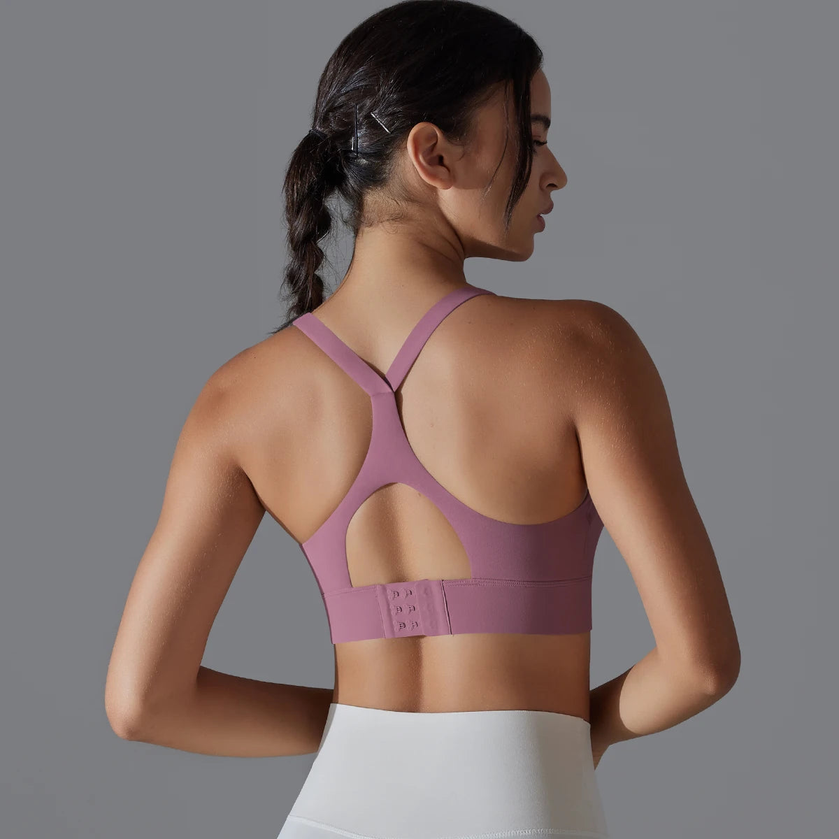 Sexy Backless Yoga Bra Workout Adjustable Buckle