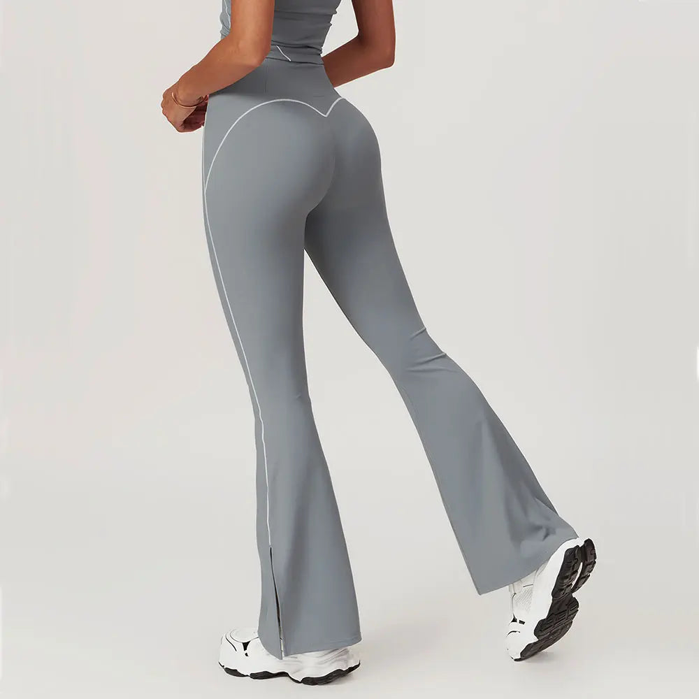 Leggings Bell-bottoms Push Up High Waist Wide Leg