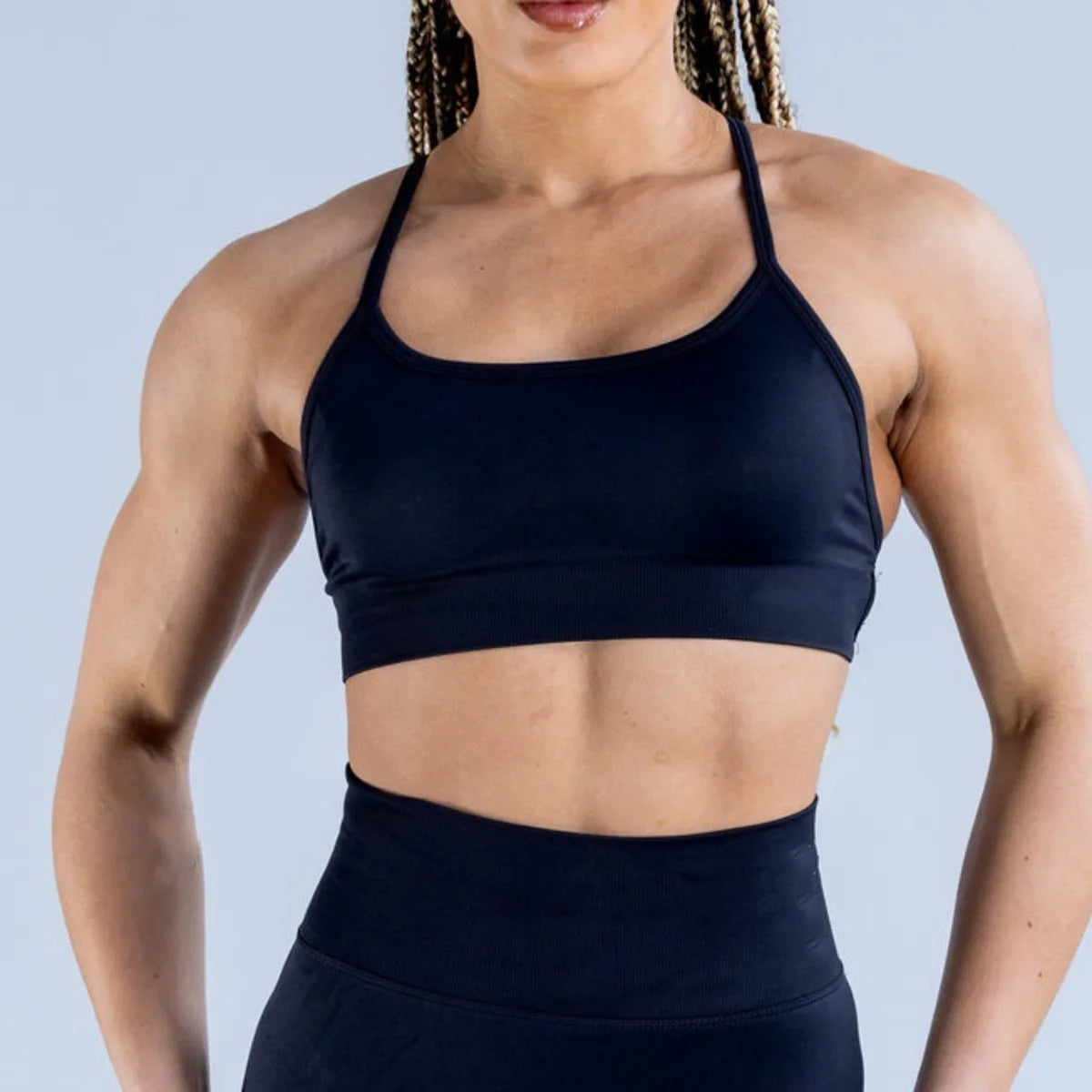 Dynamic Backless Sports Bra High Impact